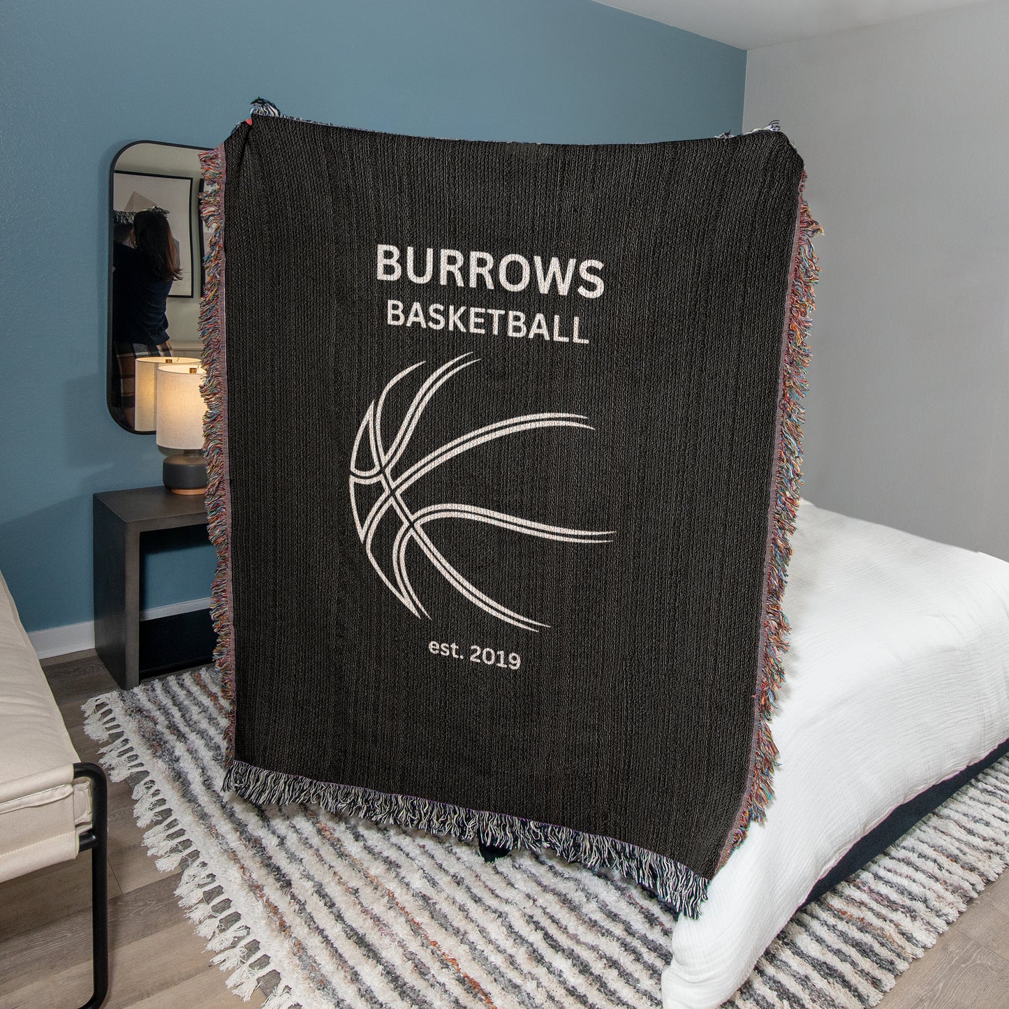 Burrows Basketball Throw Blanket — Special Edition