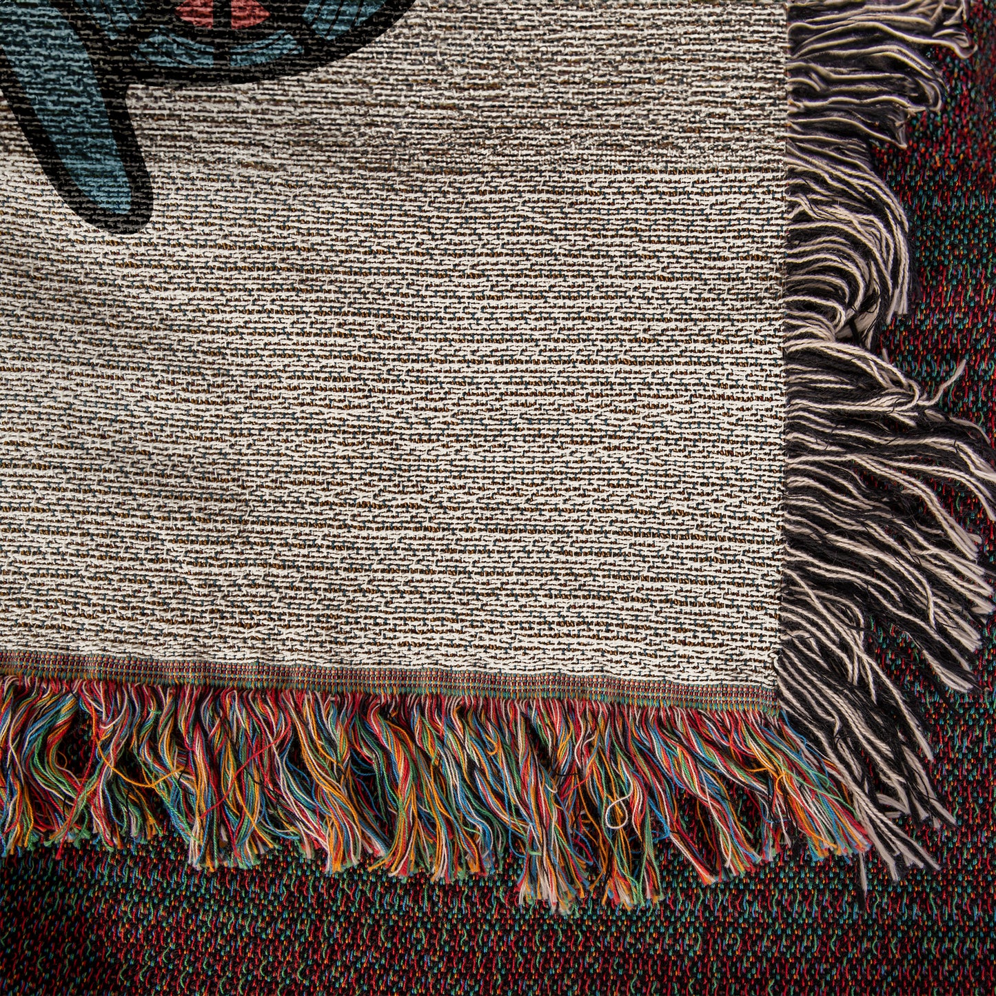 Think Again Woven Throw Blanket