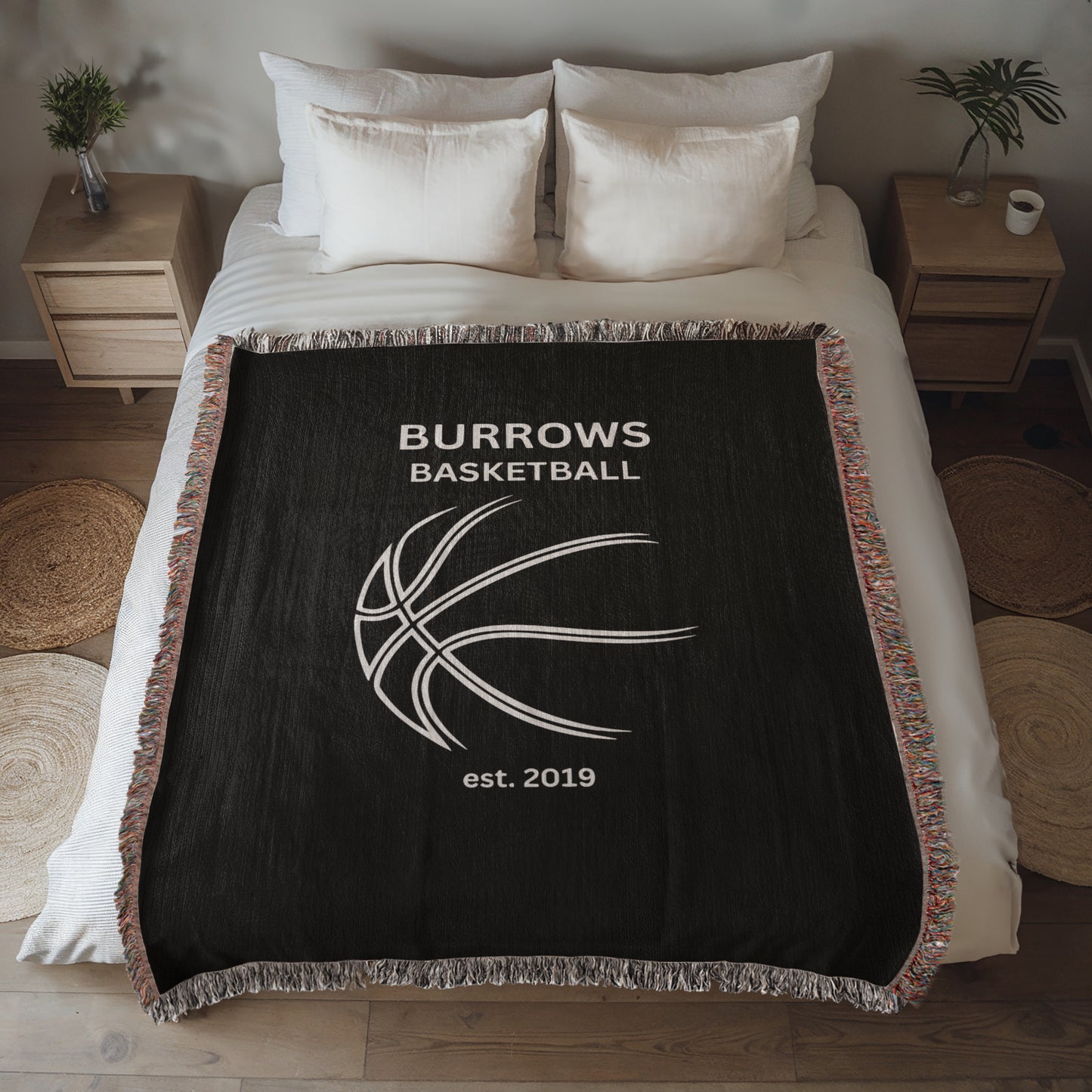 Burrows Basketball Throw Blanket — Special Edition