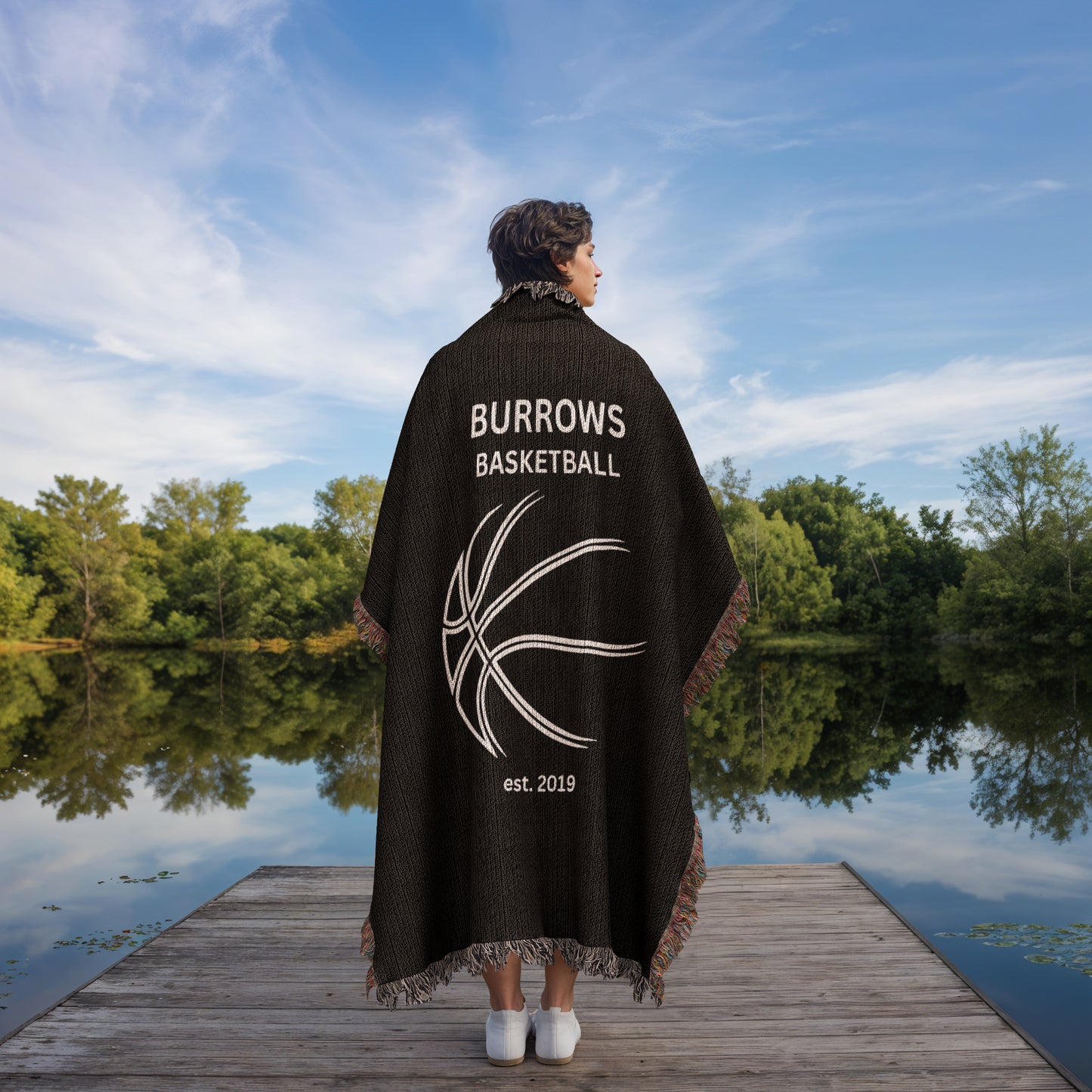 Burrows Basketball Throw Blanket — Special Edition