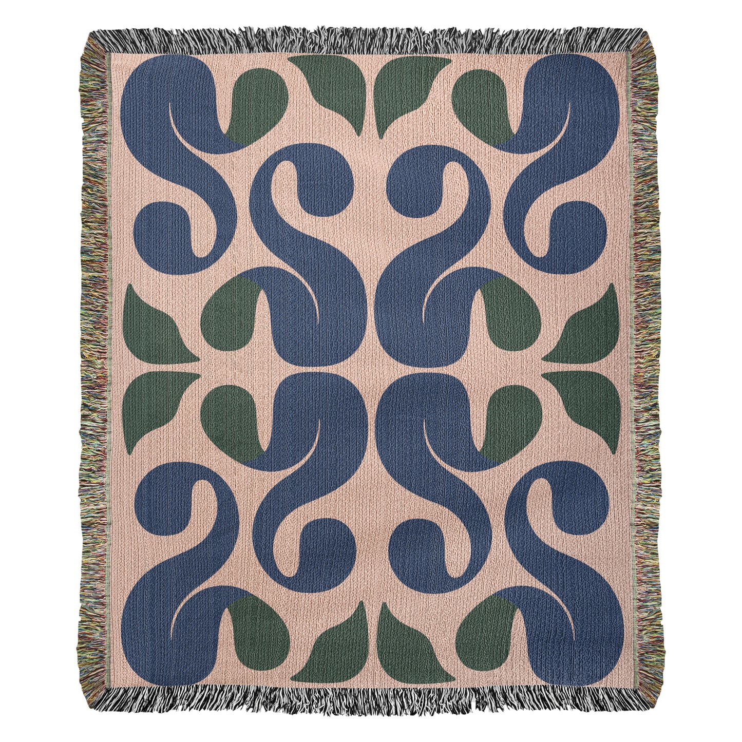 Savanna Scrolls Woven Throw Blanket