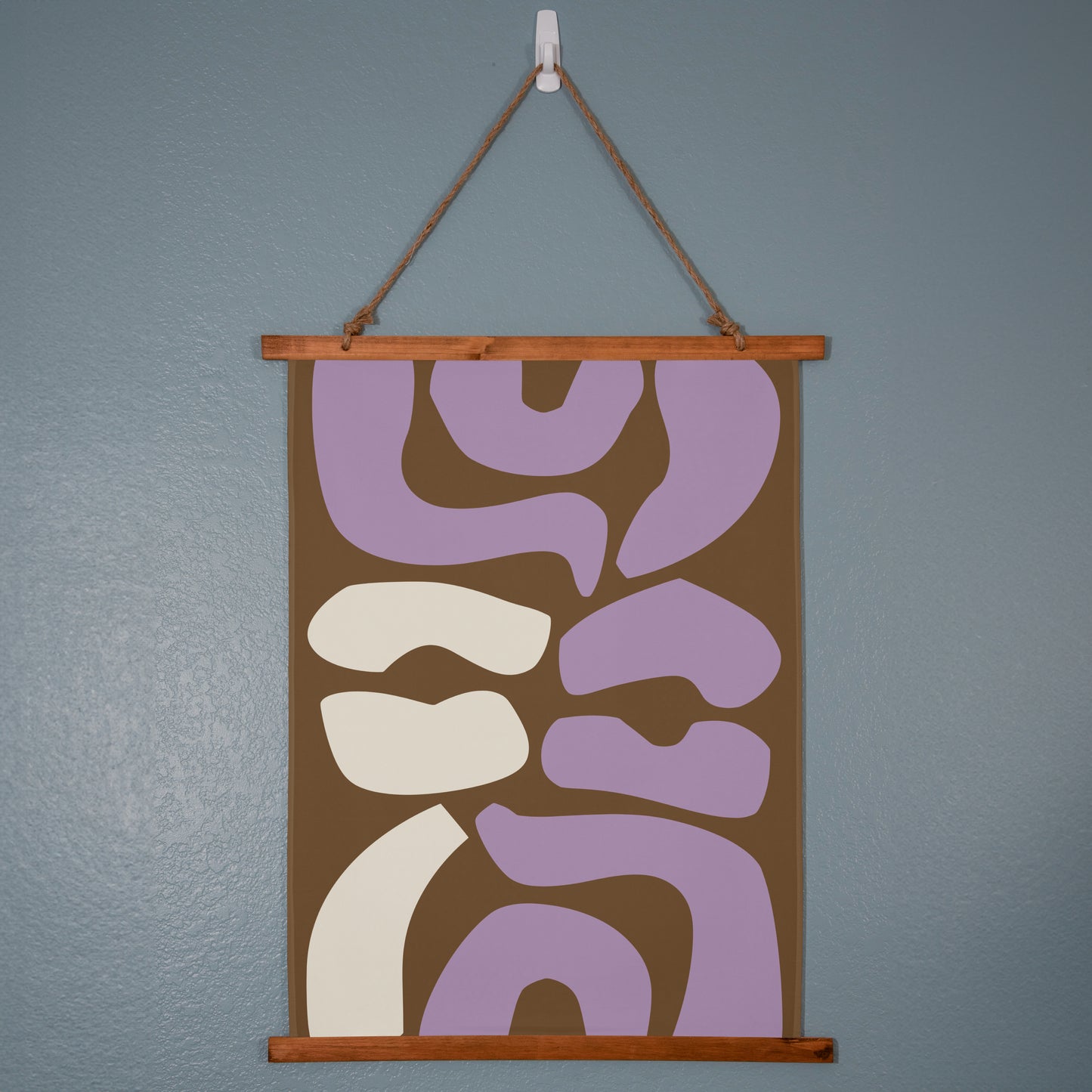 Purple Savanna Hanging Wall Tapestry