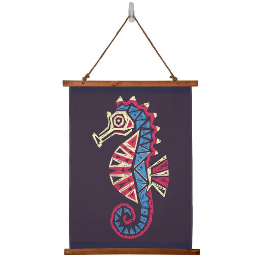 Seahorse Hanging Wall Tapestry