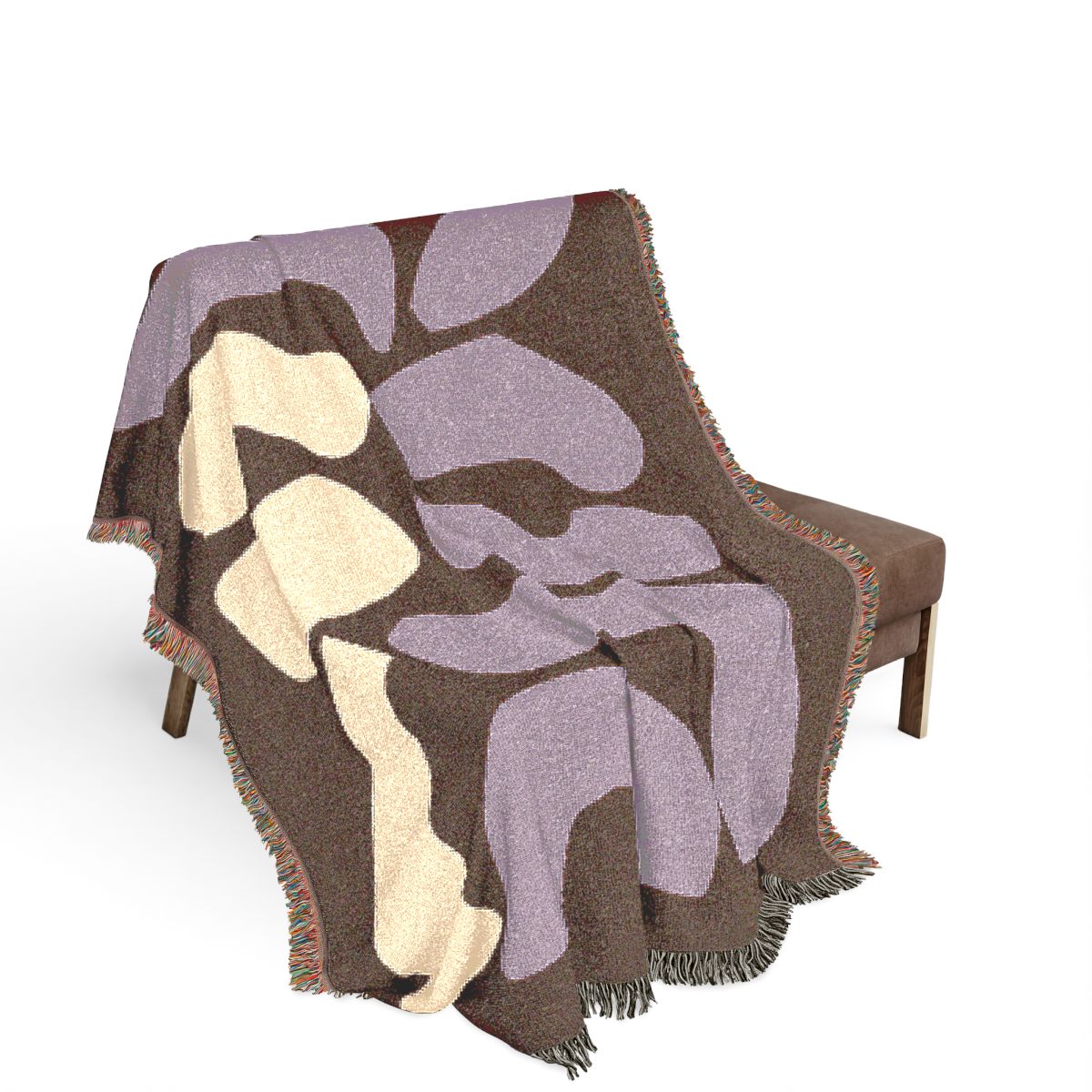 Purple Savanna Woven Throw Blanket