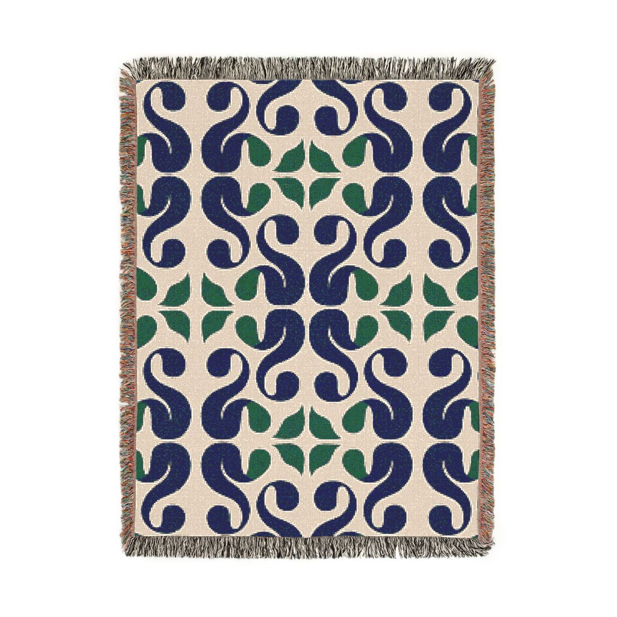 Savanna Scrolls Woven Throw Blanket
