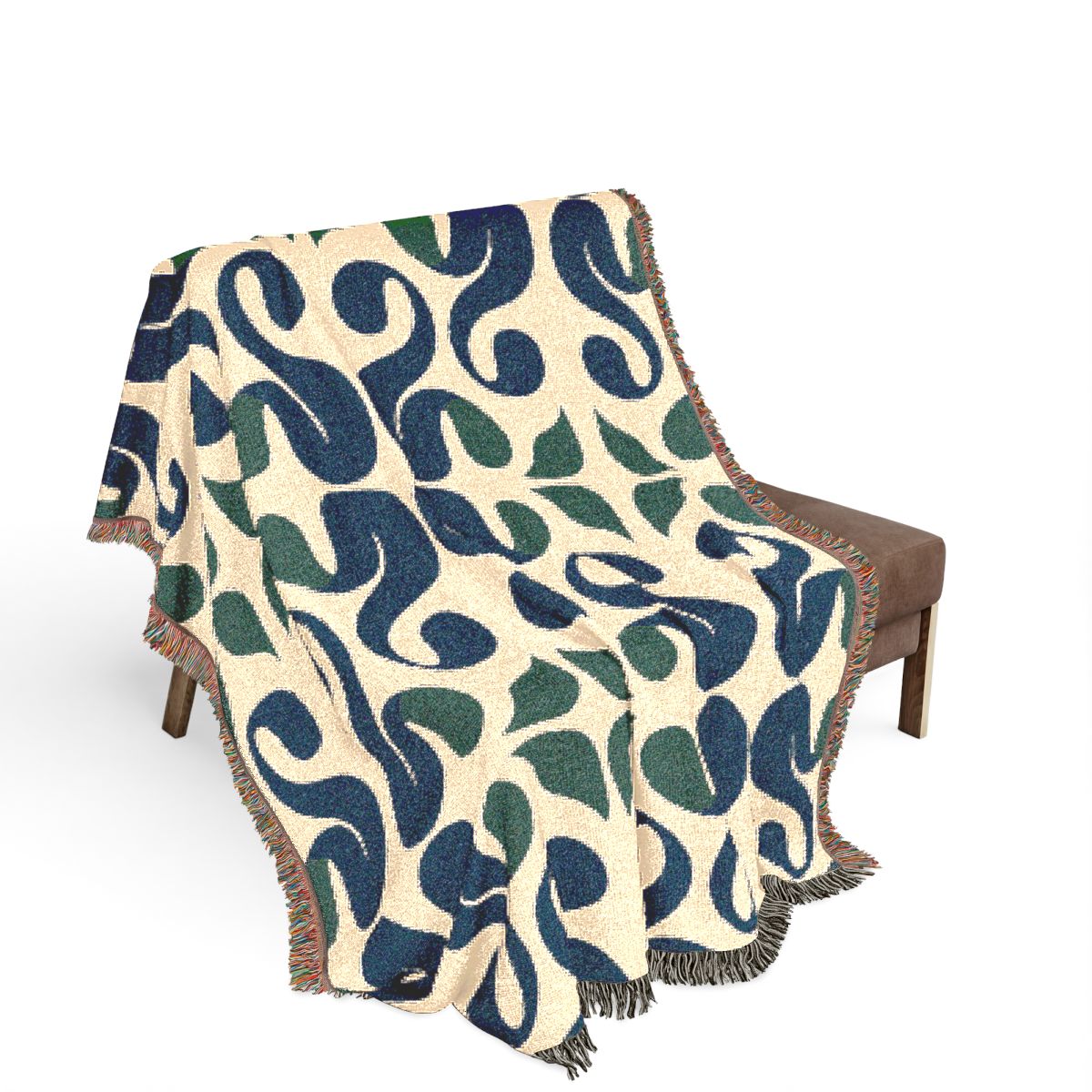 Savanna Scrolls Woven Throw Blanket