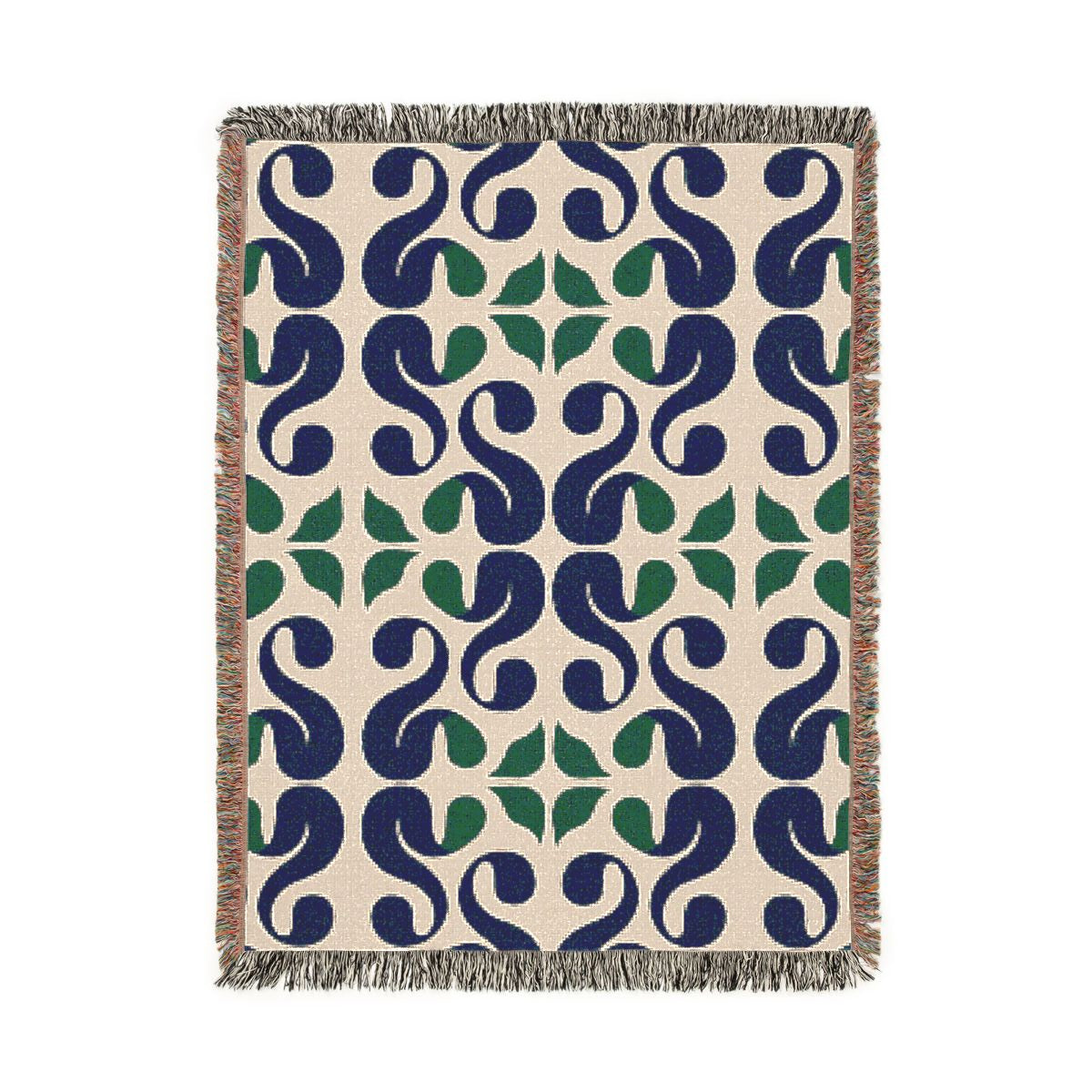 Savanna Scrolls Woven Throw Blanket